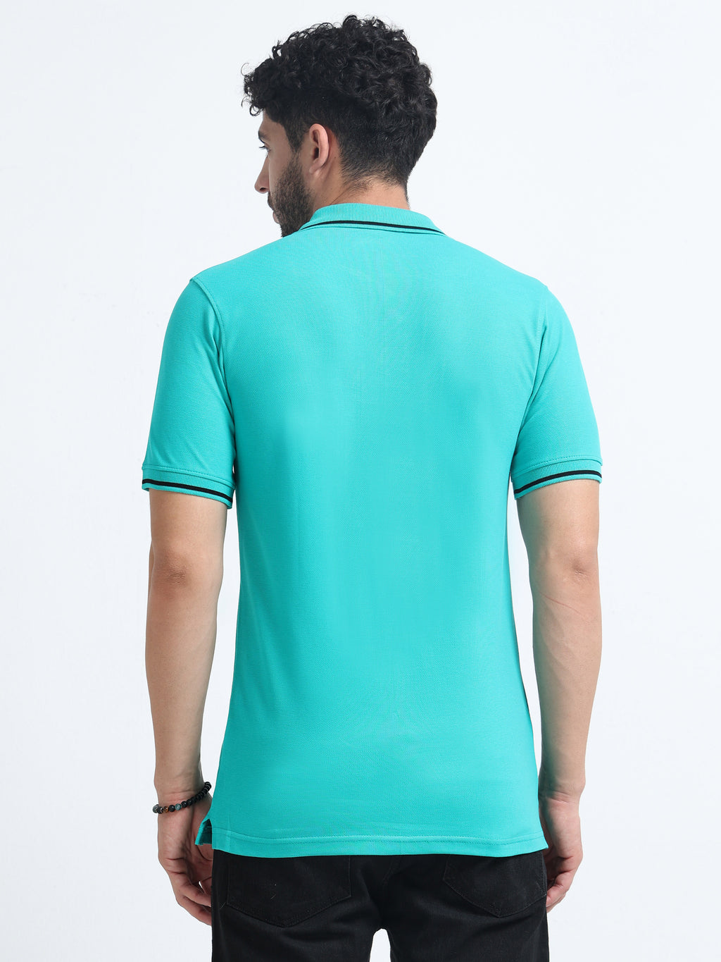 Premium Blue Cotton Polo T-Shirt for men's  – Regular Fit
