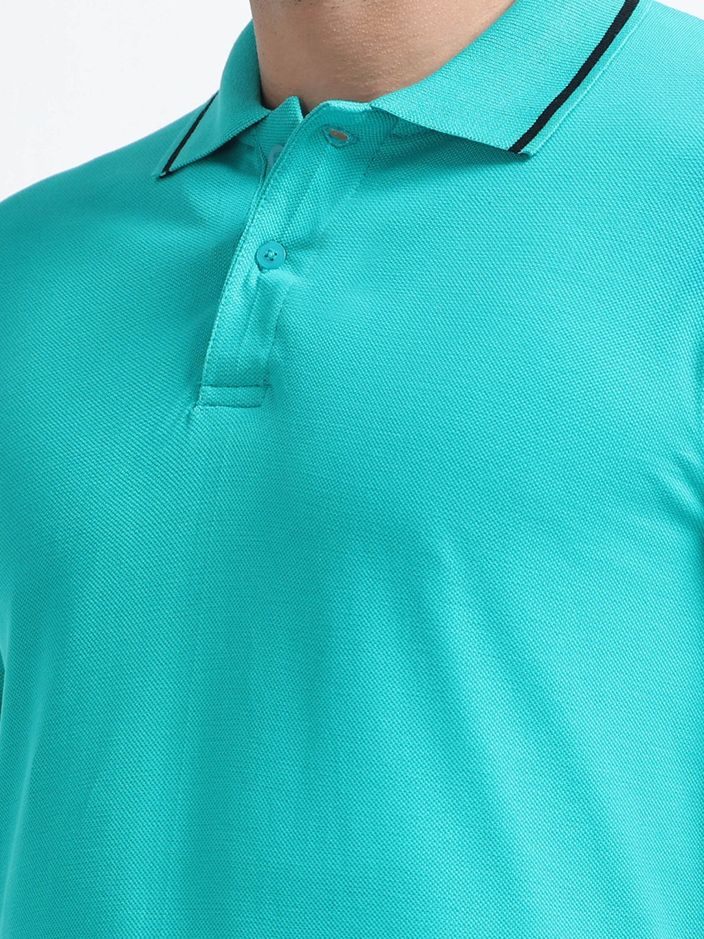 Premium Blue Cotton Polo T-Shirt for men's  – Regular Fit