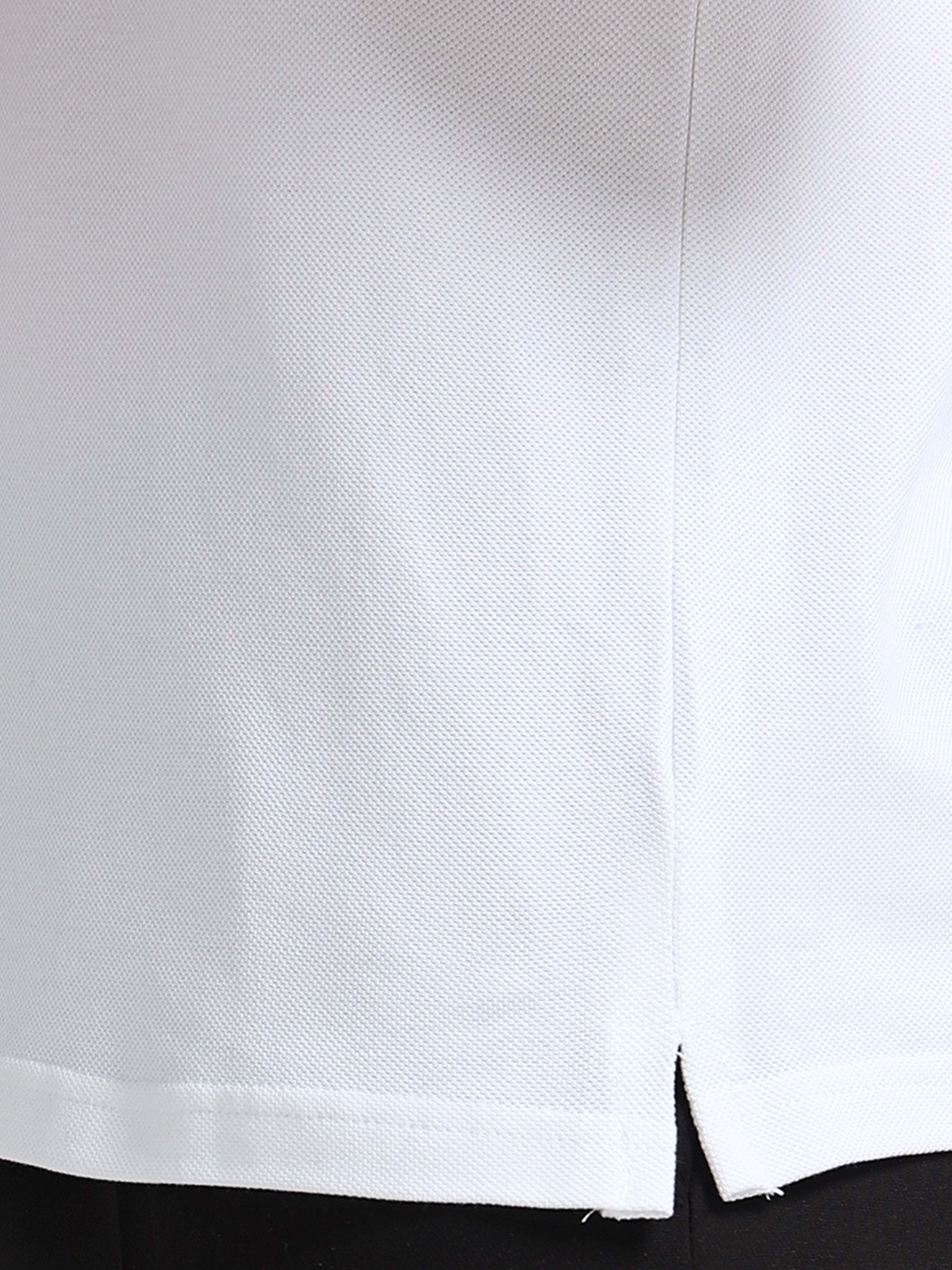 Premium White Cotton Polo T-Shirt for men's  – Regular Fit